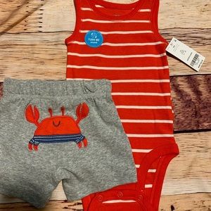 NWT Carter’s tank and shirt set size 6 months